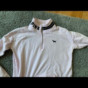 Light pink quarter zip from Victoria’s Secret/pink